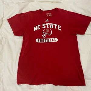 NC state football adidas shirt